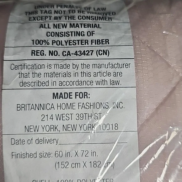 UGG Mischa Quilted Outdoor Blanket in Rosewater Stripe - Picture 5 of 6